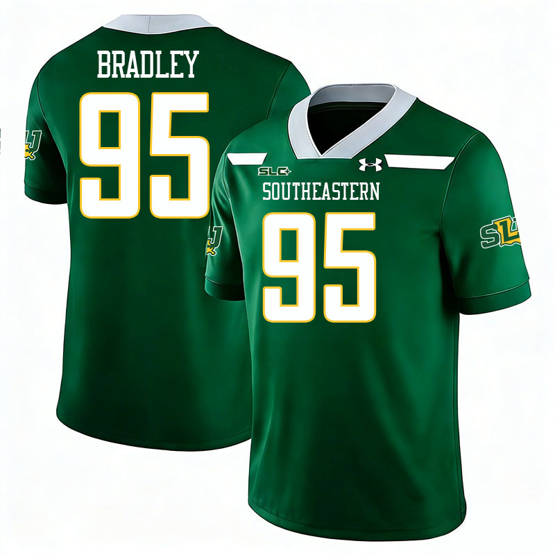 Southeastern Louisiana Lions #95 Ahmad Bradley College Football Jerseys,Uniforms Stitched-Green